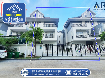 Twin Villa for Sale! Borey Phnom Penh Thmey 598