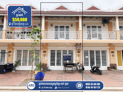 Flat house for Sale! Borey Vimean Phnom Penh 6A